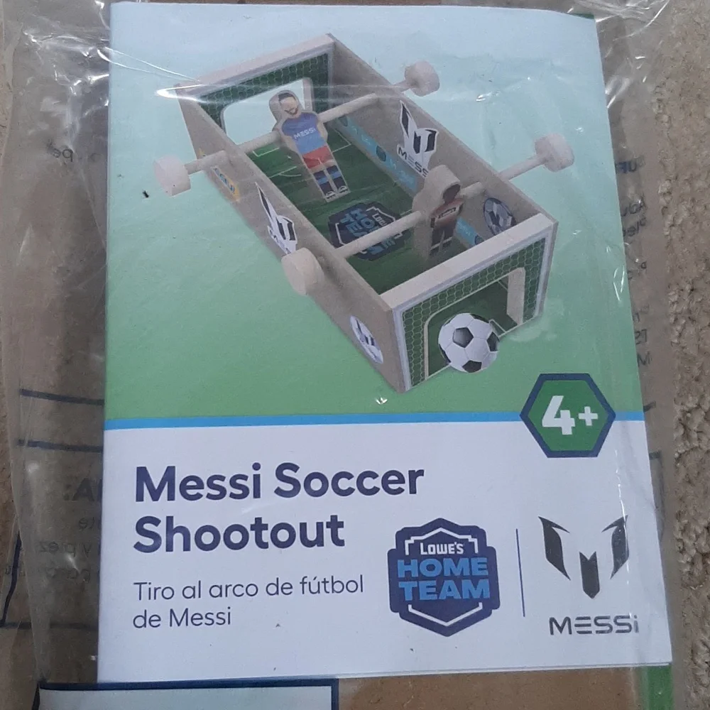 Kids DIY Crafts...Lowe's Messi Soccer Shootout Game and Home Depot Soccer Game